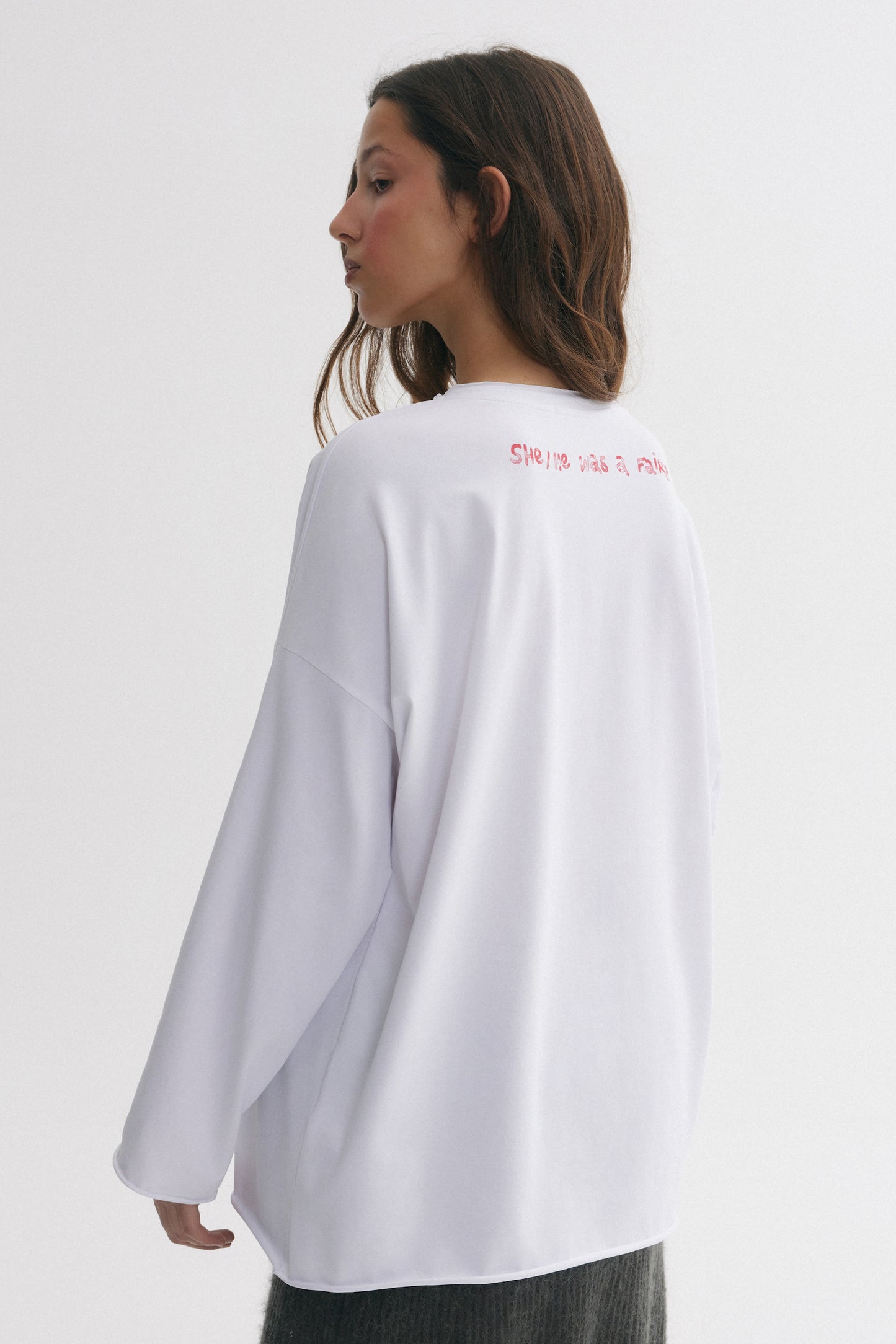 Oversize Long Sleeve "She/He Was a Fairy"