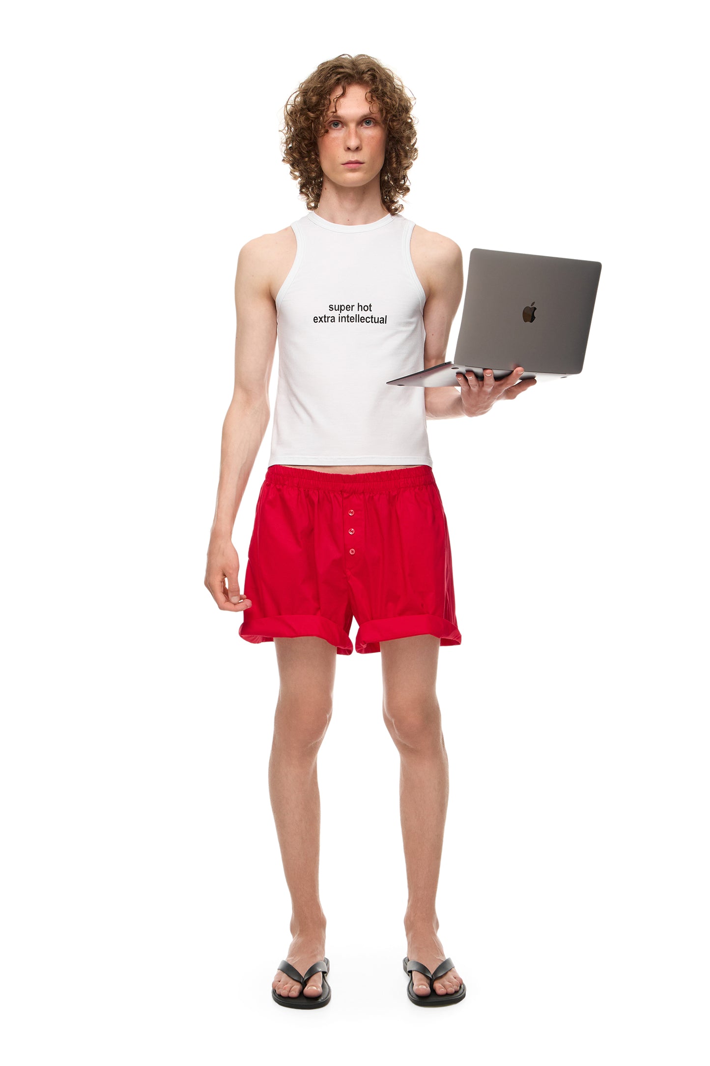 Tank Top "super hot extra intellectual"