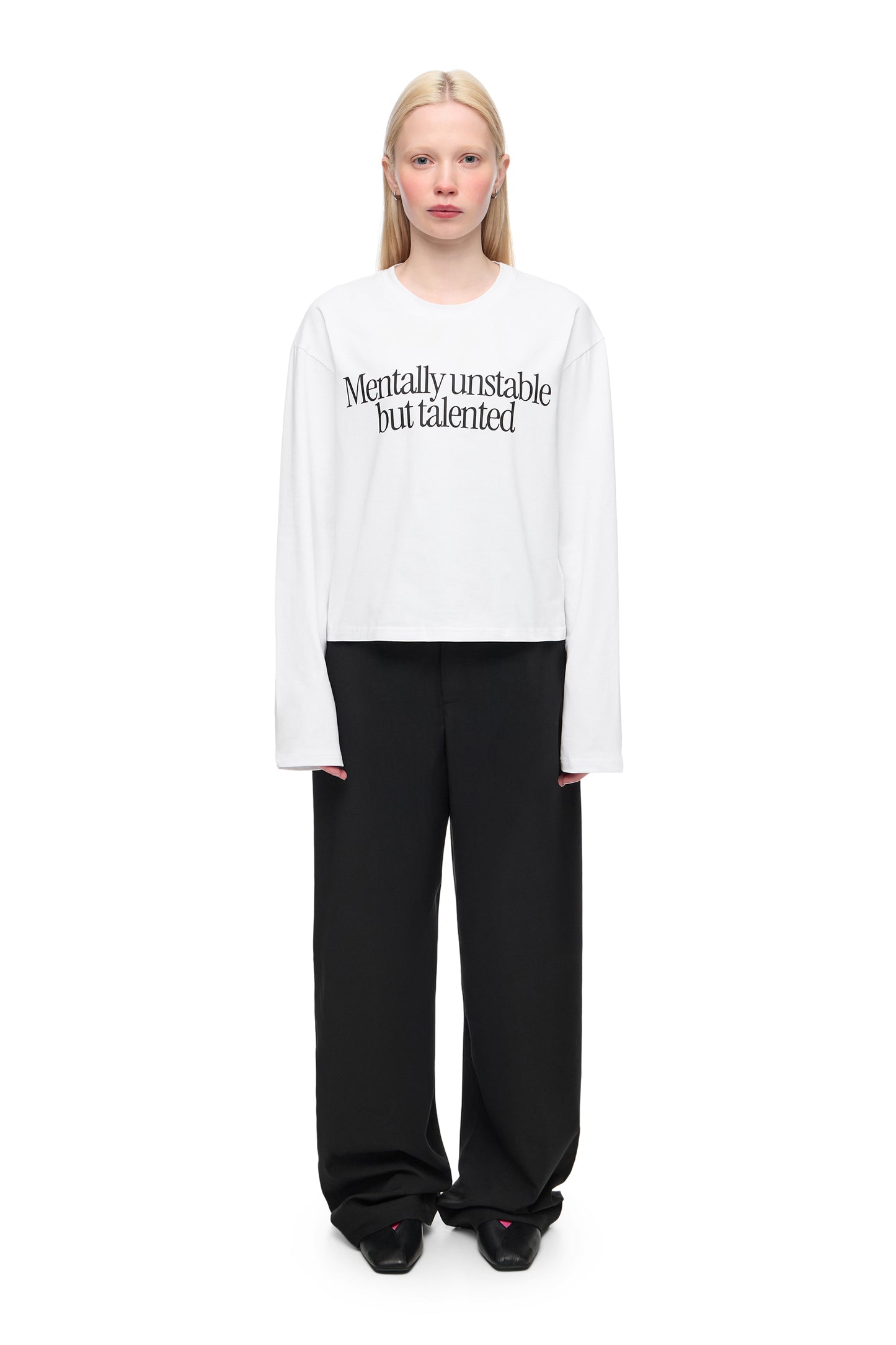 Long Sleeve "Mentally unstable but talented"