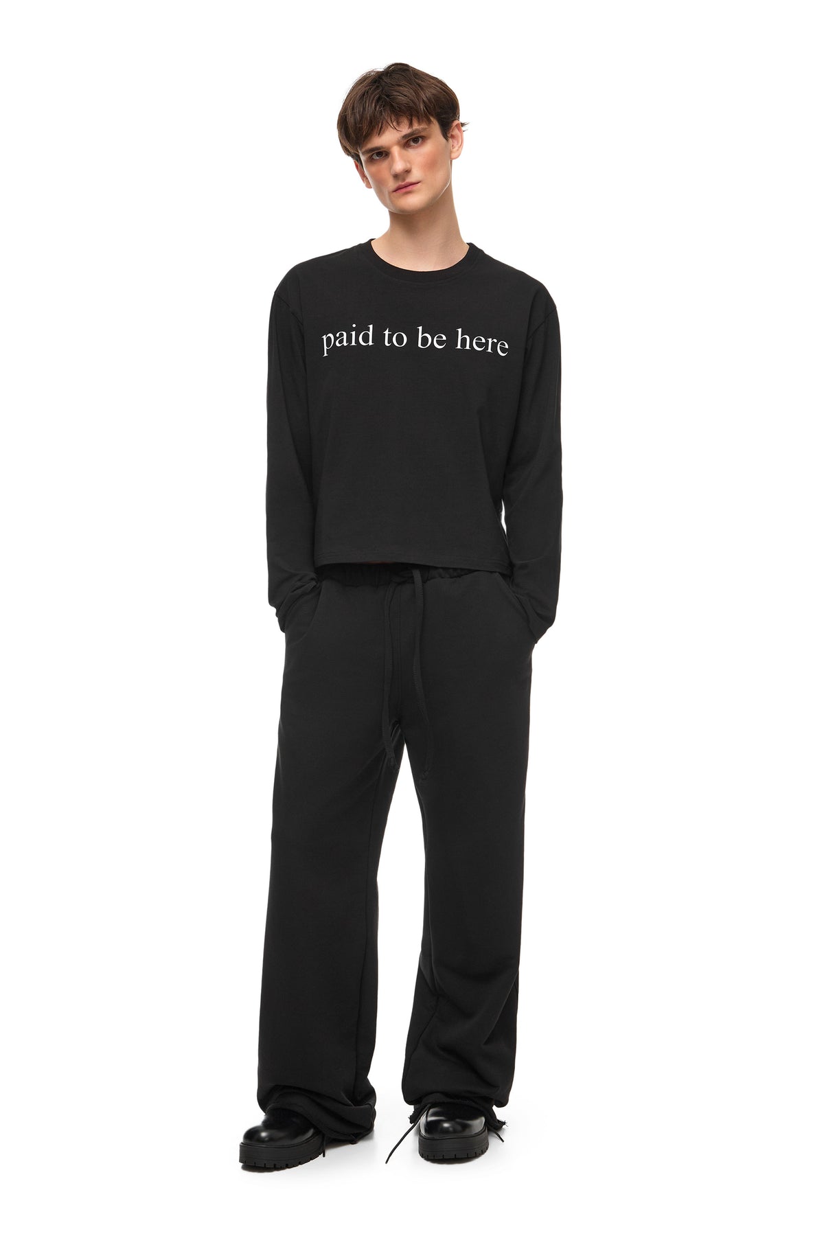 Long Sleeve "paid to be here"