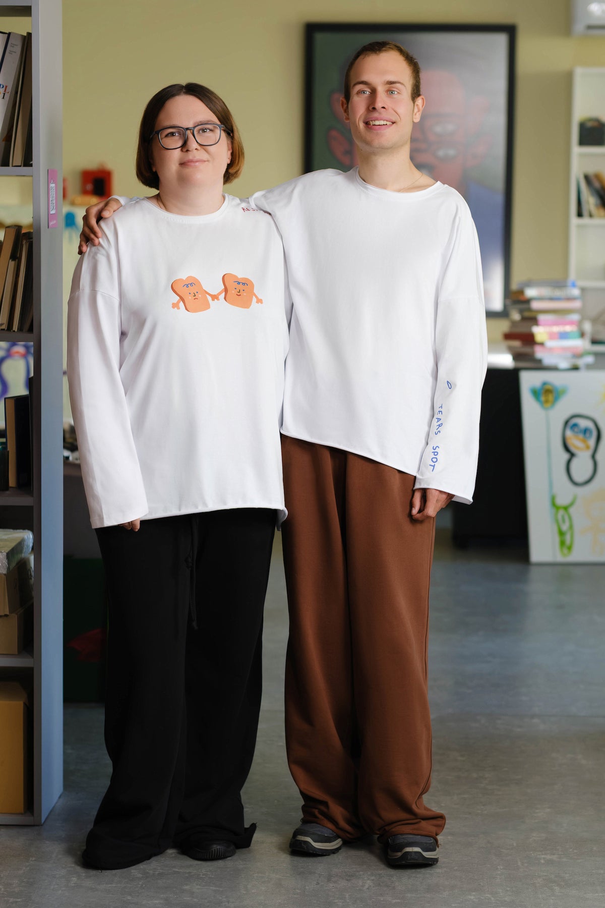 Oversize Long Sleeve  "TEARS SPOT"