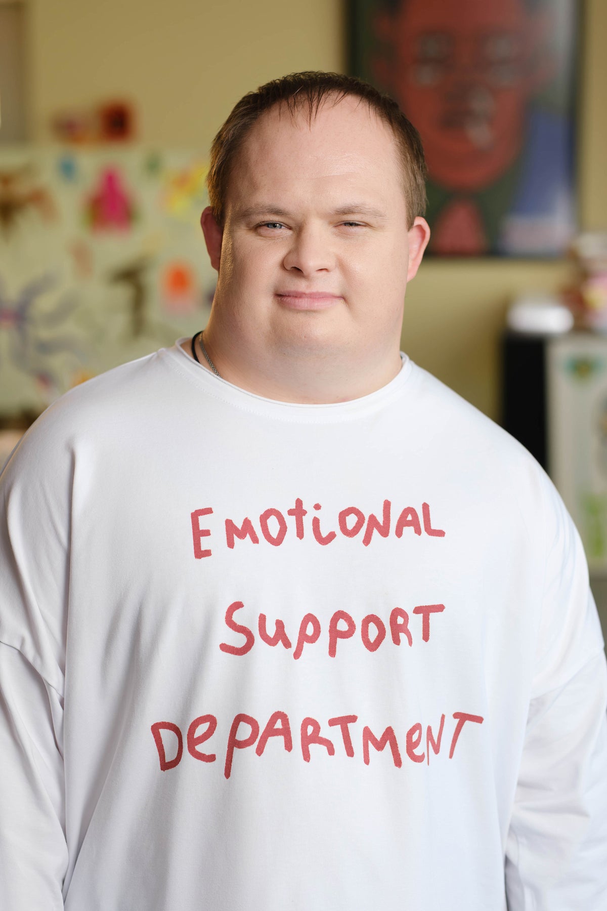 Oversize Long Sleeve "EMOTIONAL SUPPORT DEPARTMENT"