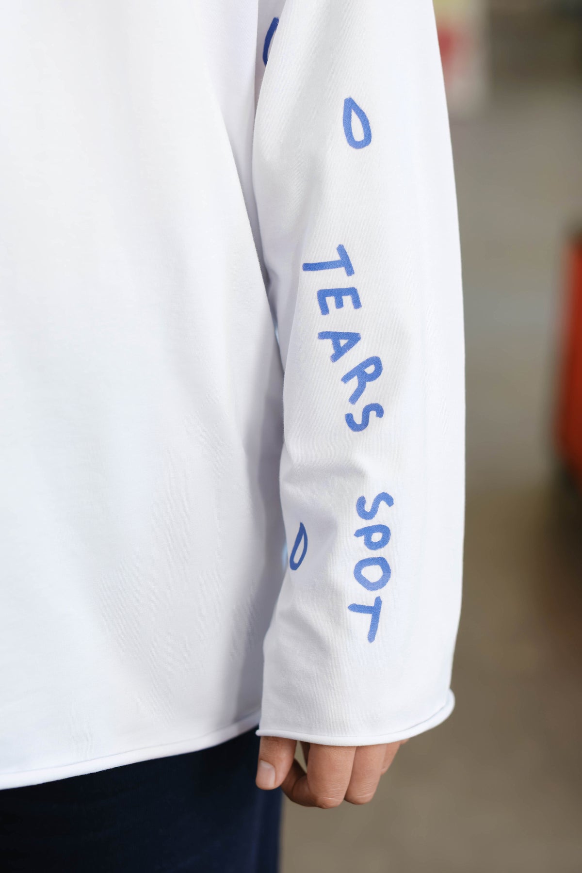 Oversize Long Sleeve  "TEARS SPOT"