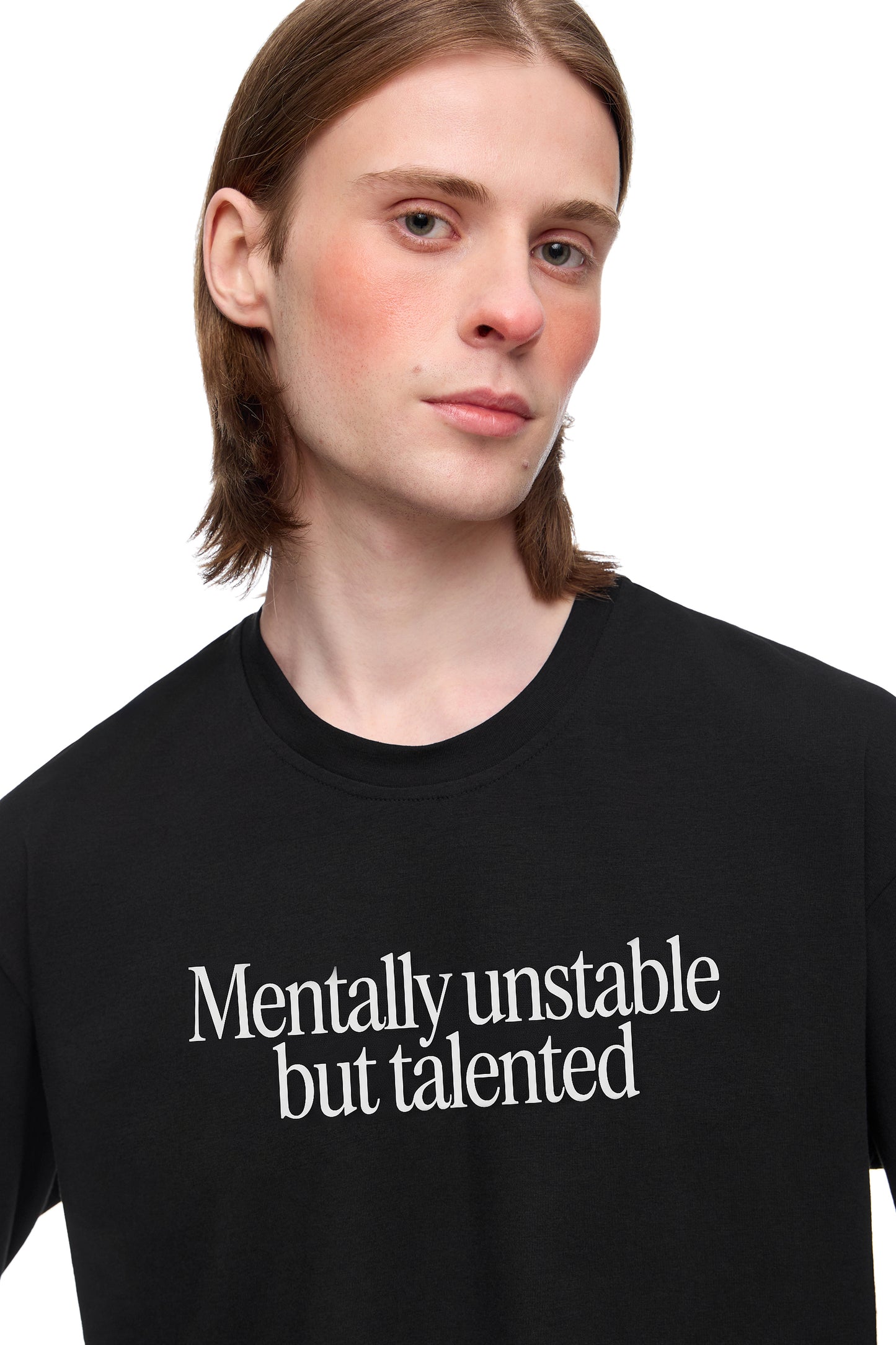 Лонгслів "Mentally unstable but talented"