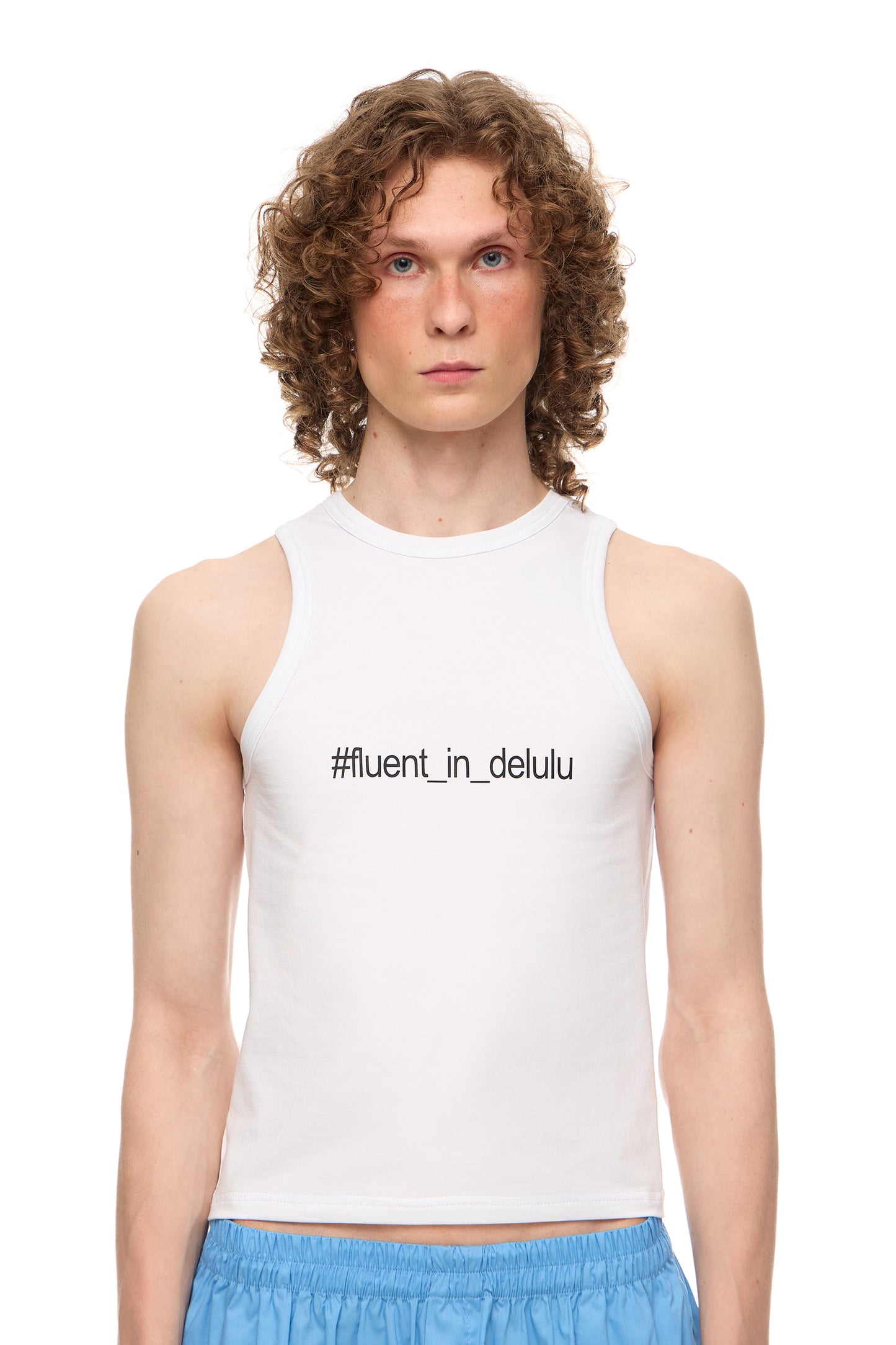 Tank Top "#fluent_in_delulu"
