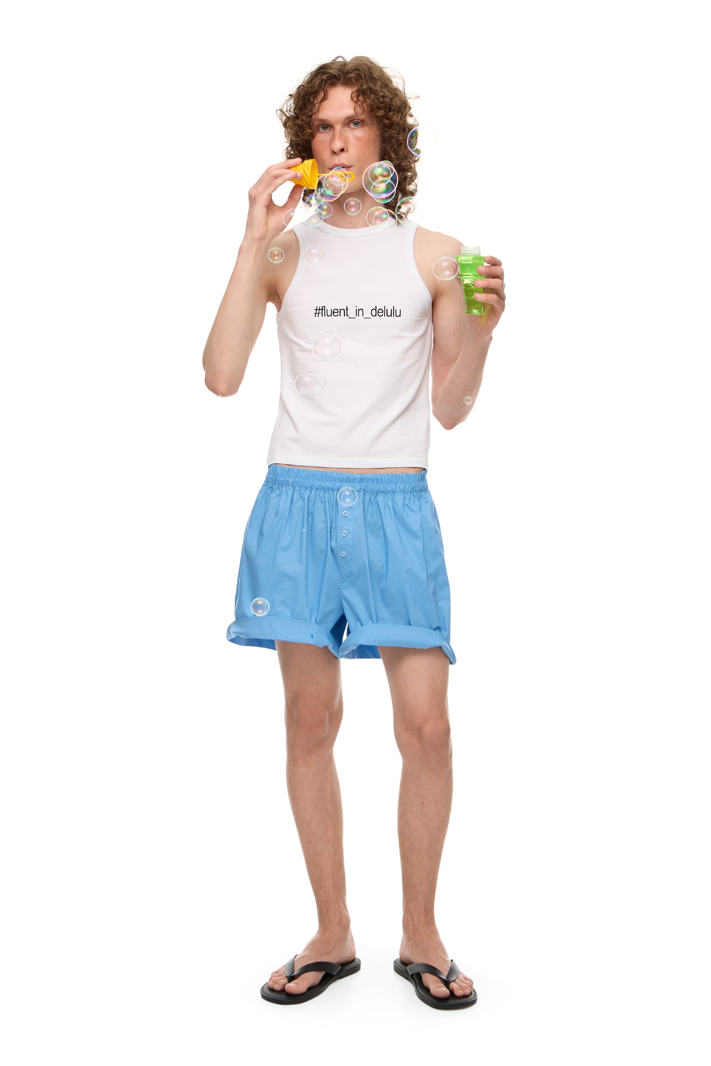 Tank Top "#fluent_in_delulu"