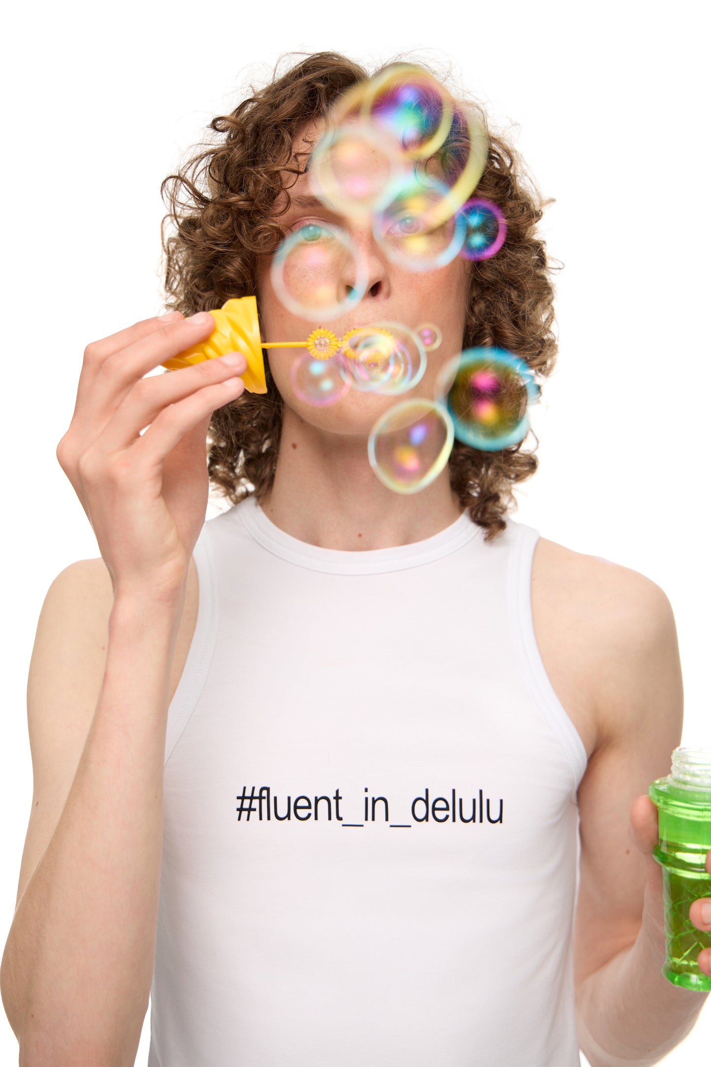 Tank Top "#fluent_in_delulu"