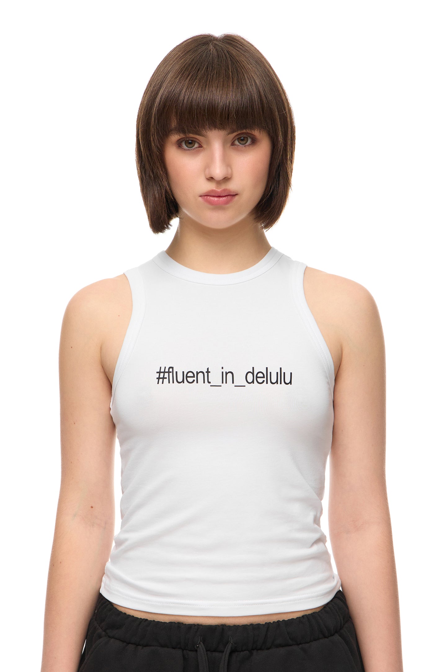 Tank Top "#fluent_in_delulu"