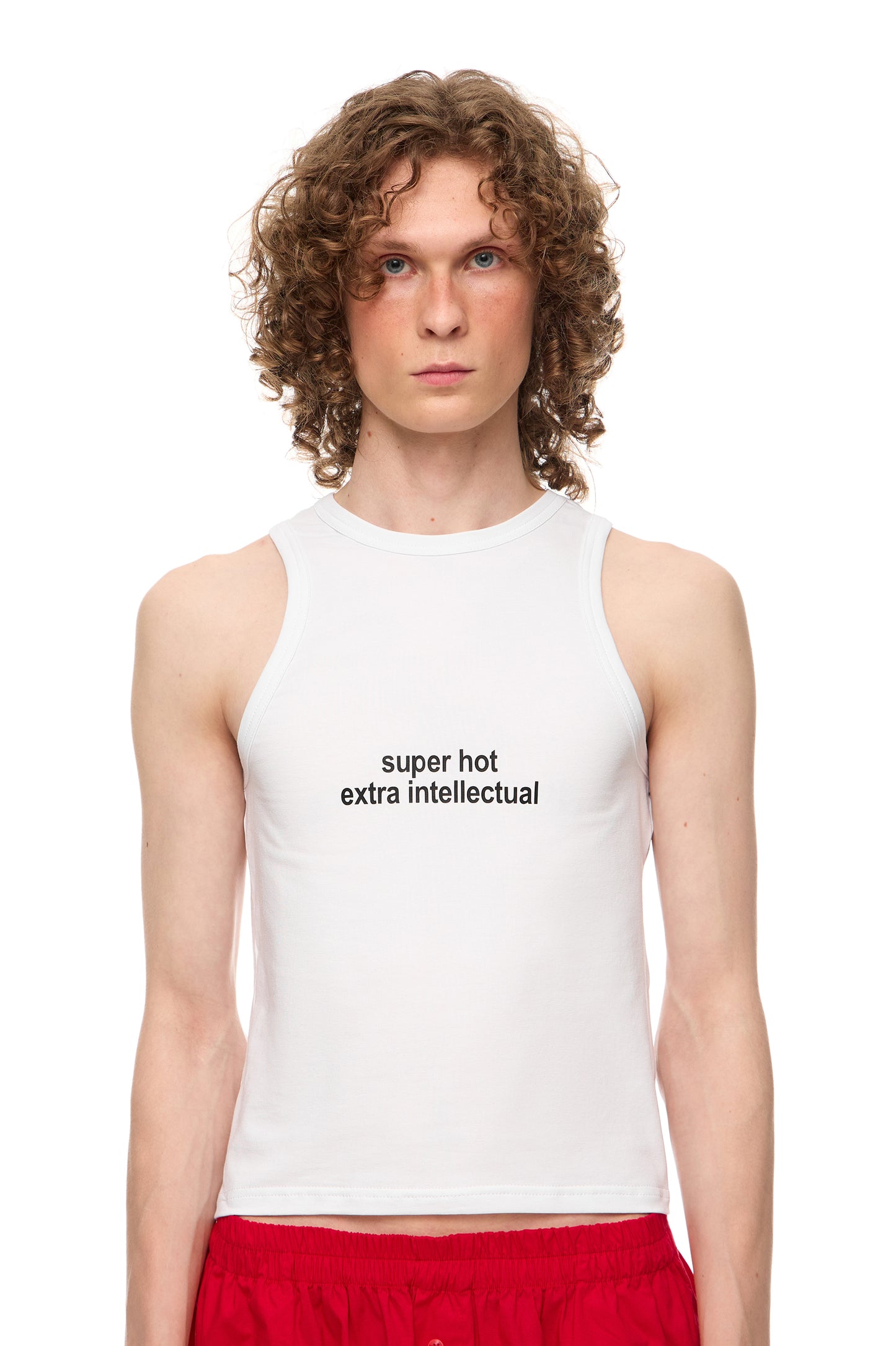 Tank Top "super hot extra intellectual"