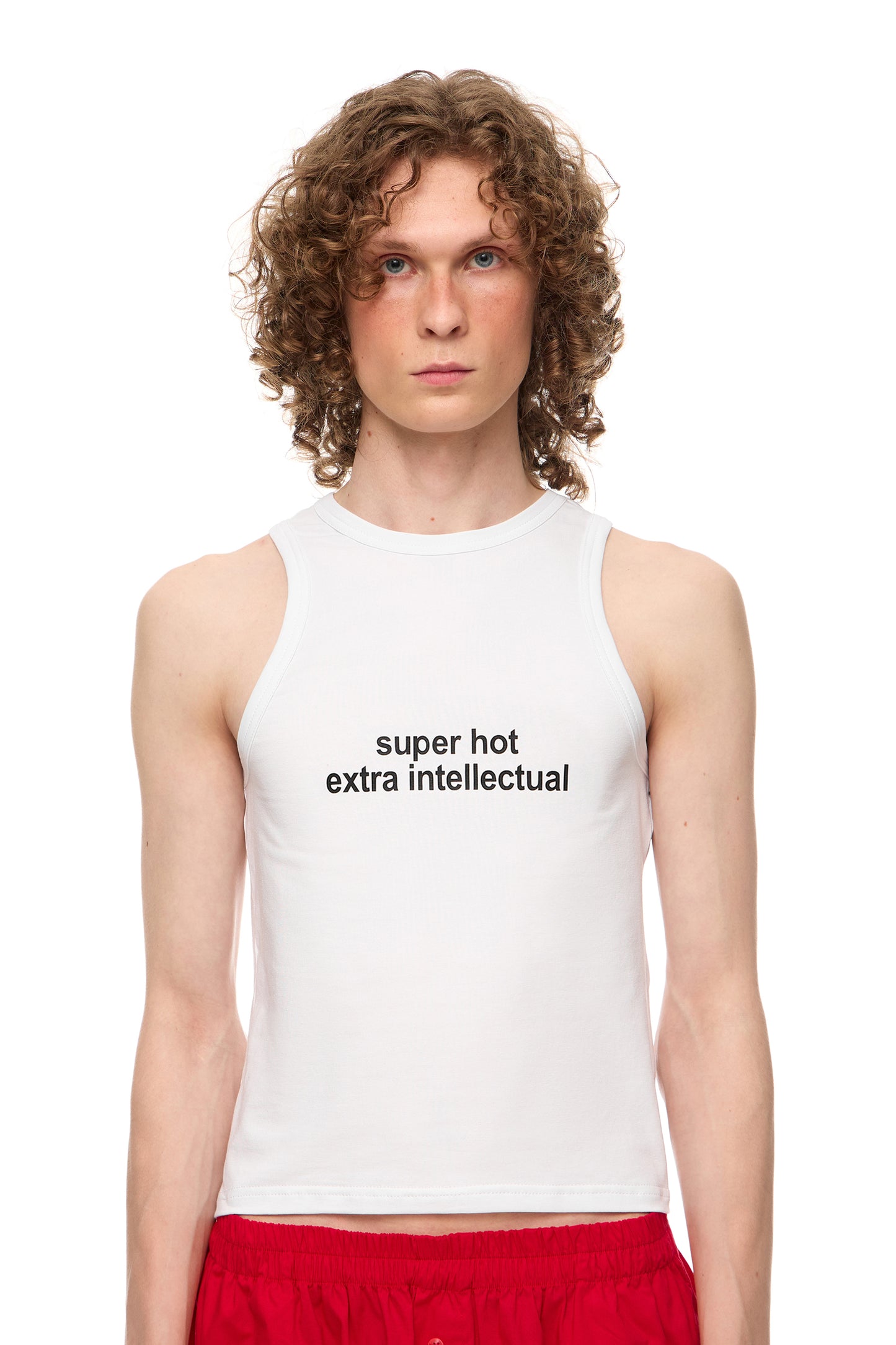 Майка "super hot extra intellectual"