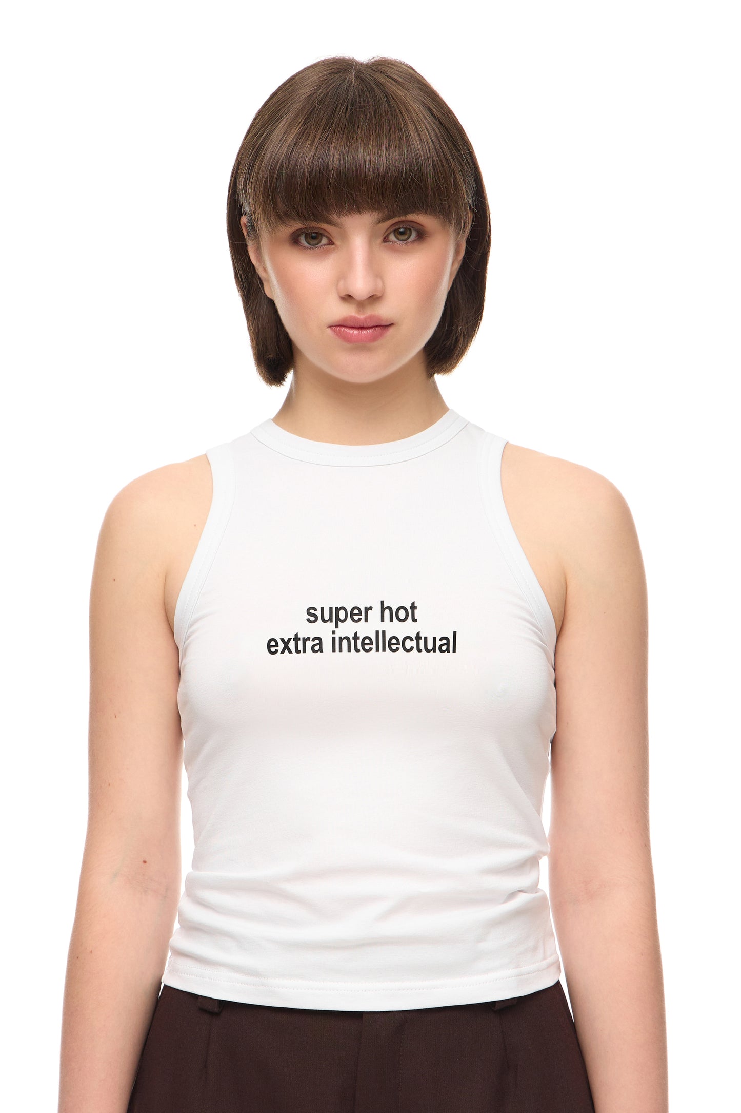 Tank Top "super hot extra intellectual"