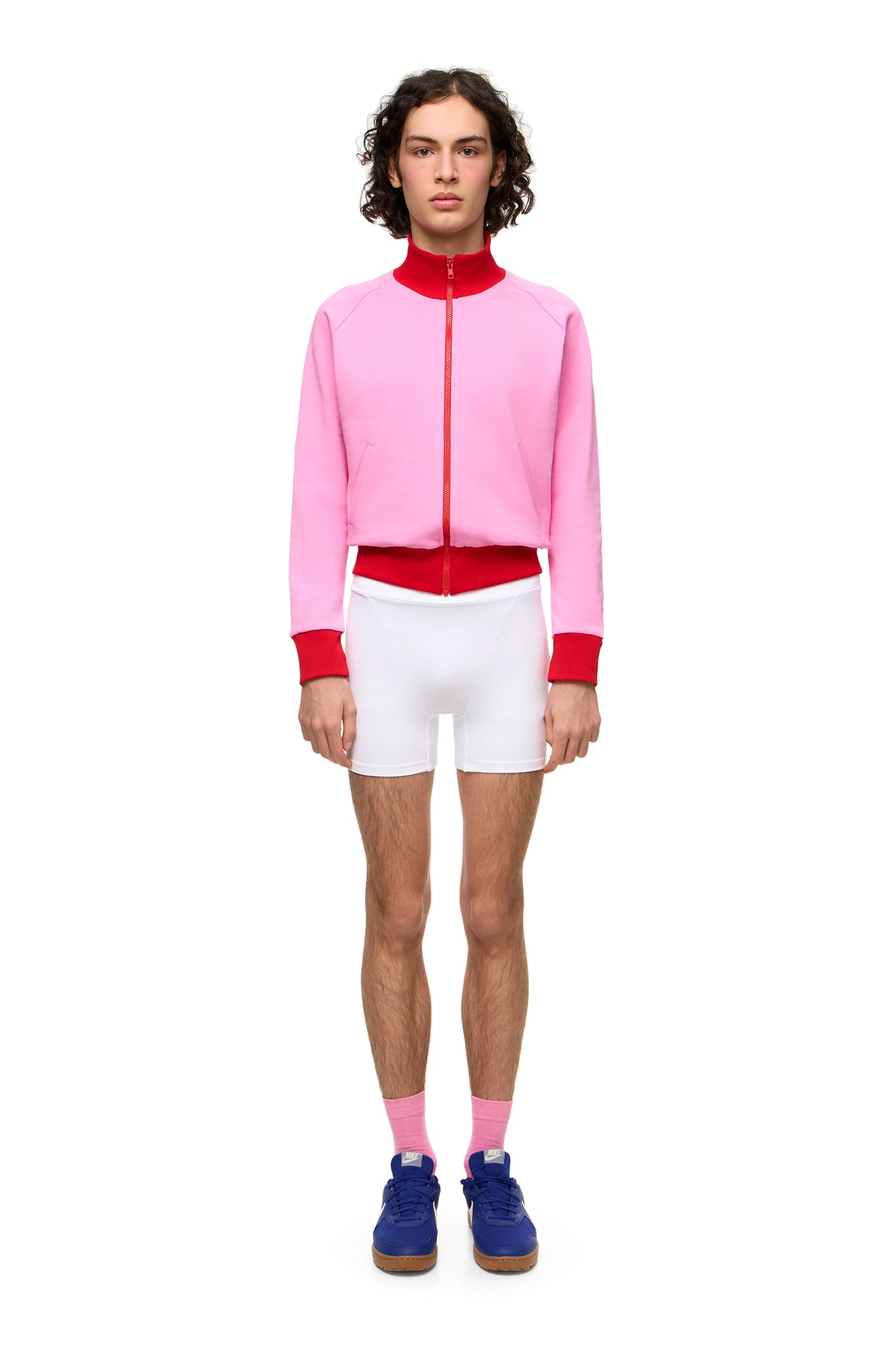 Zip Hoodie with Collar