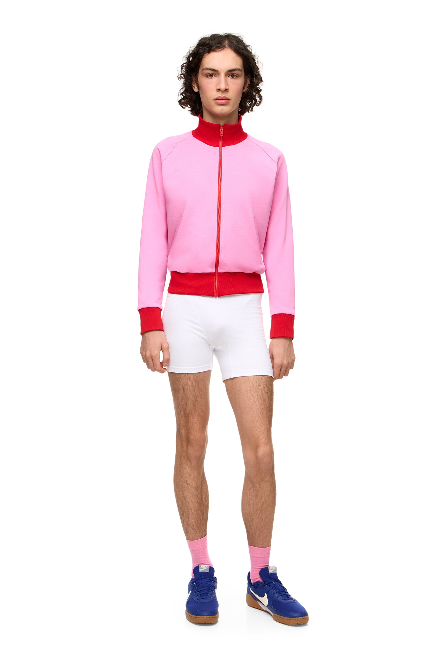 Zip Hoodie with Collar