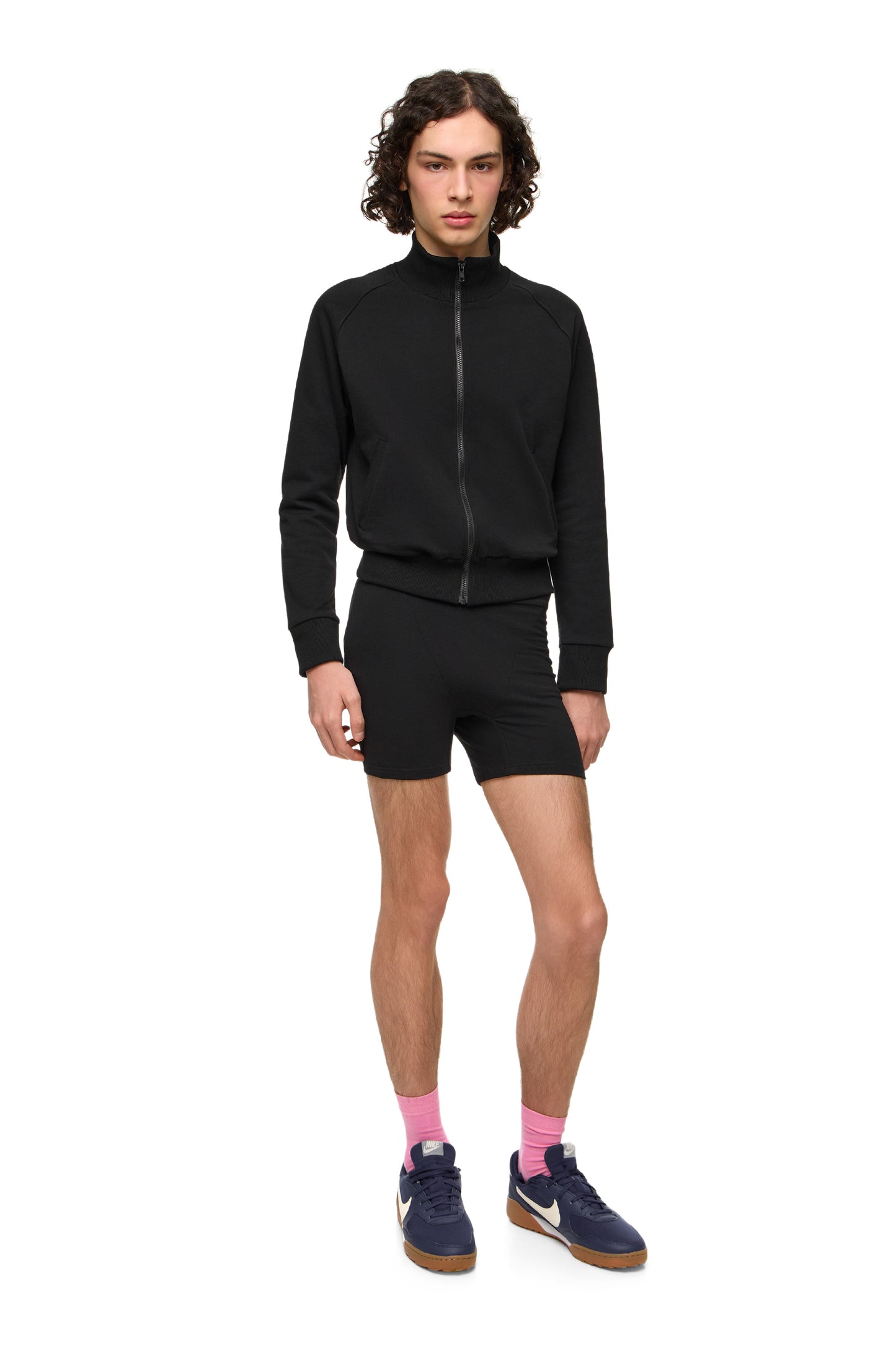 Zip Hoodie with Collar