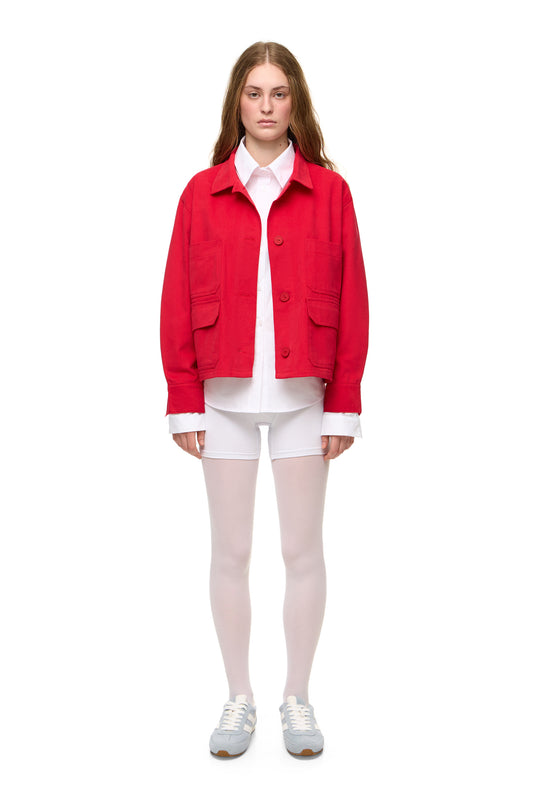 Cropped Denim Jacket