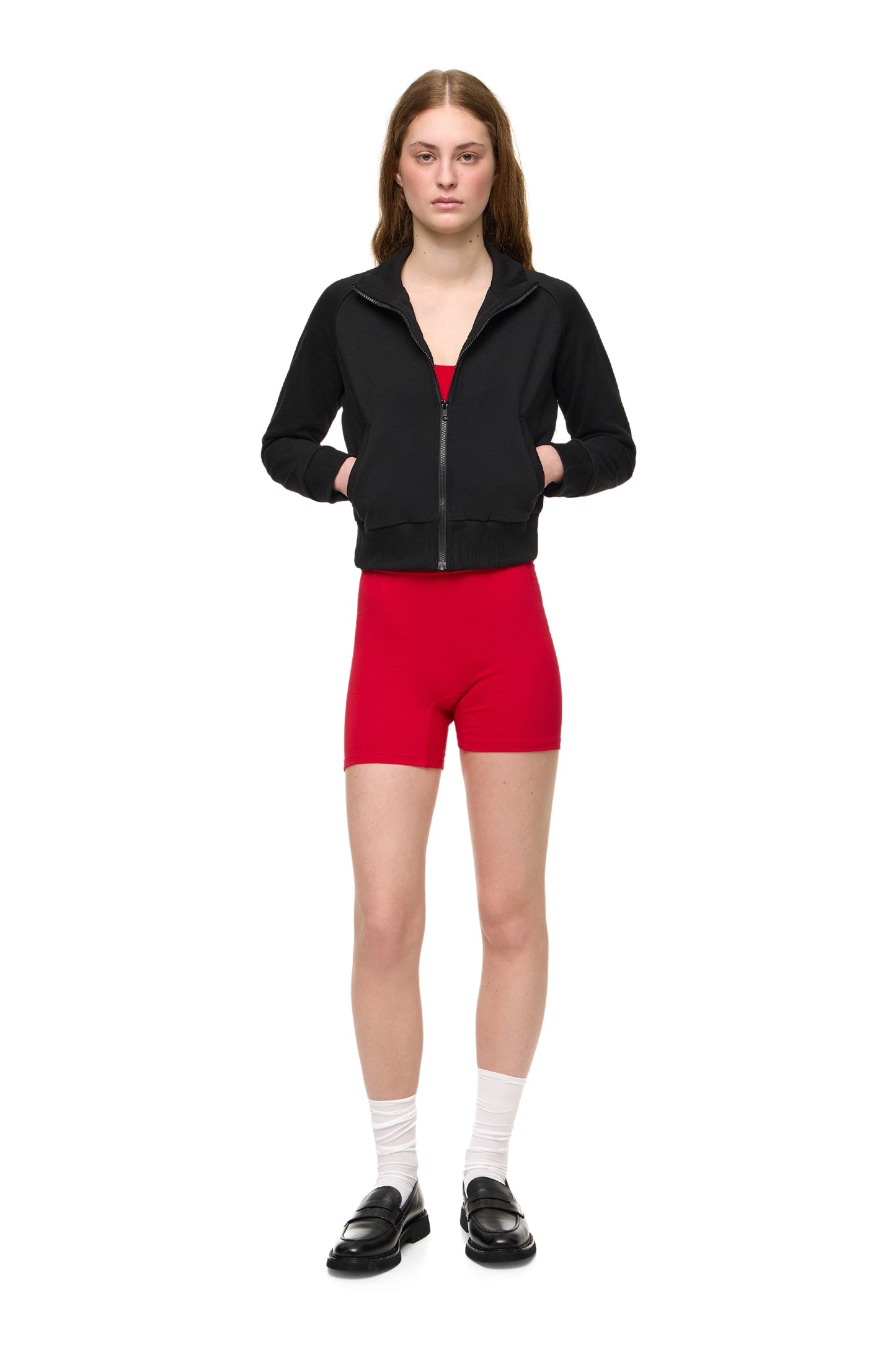 Zip Hoodie with Collar