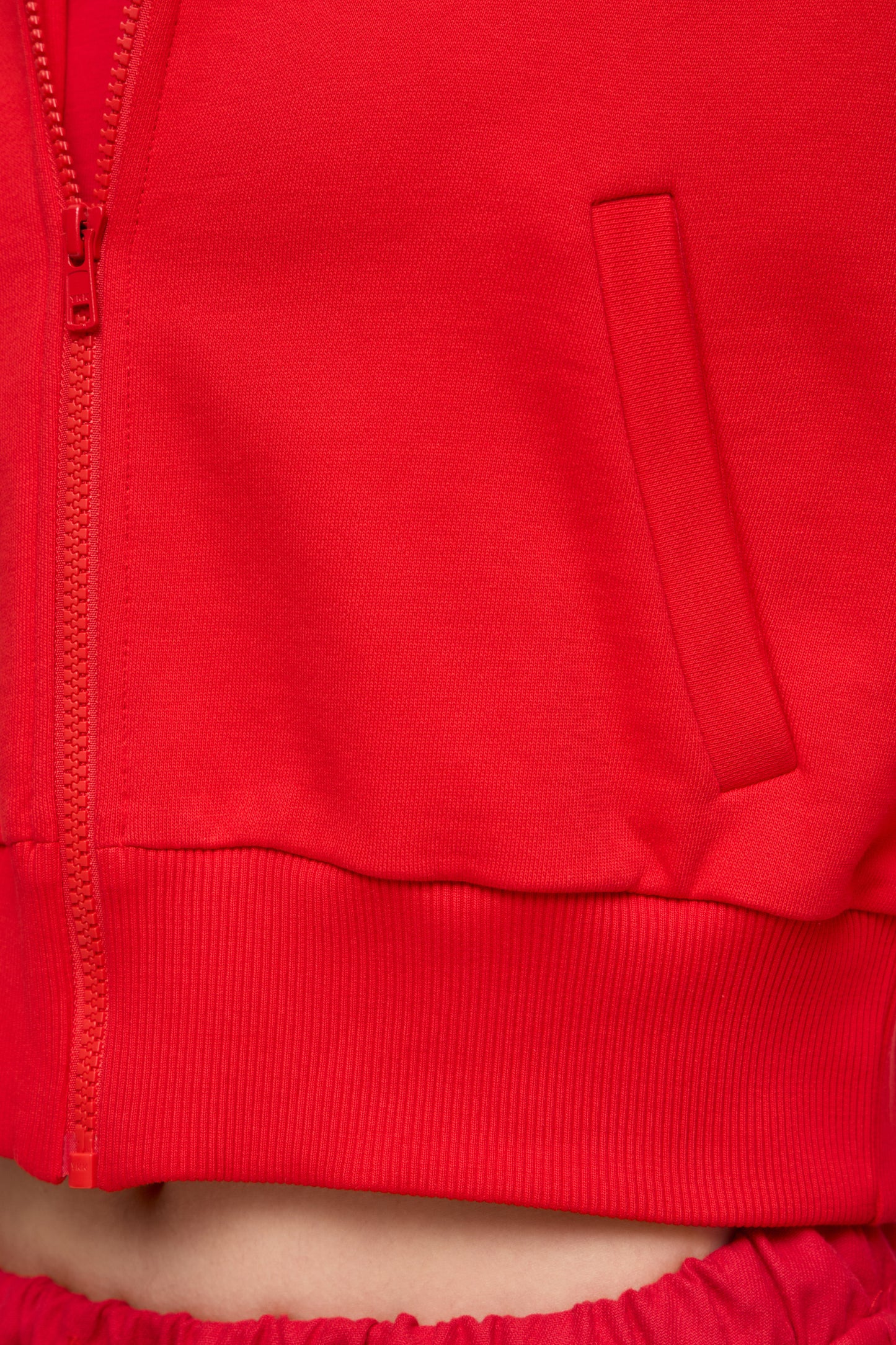 Zip Hoodie with Collar