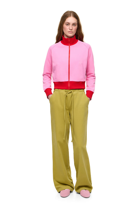 Zip Hoodie with Collar