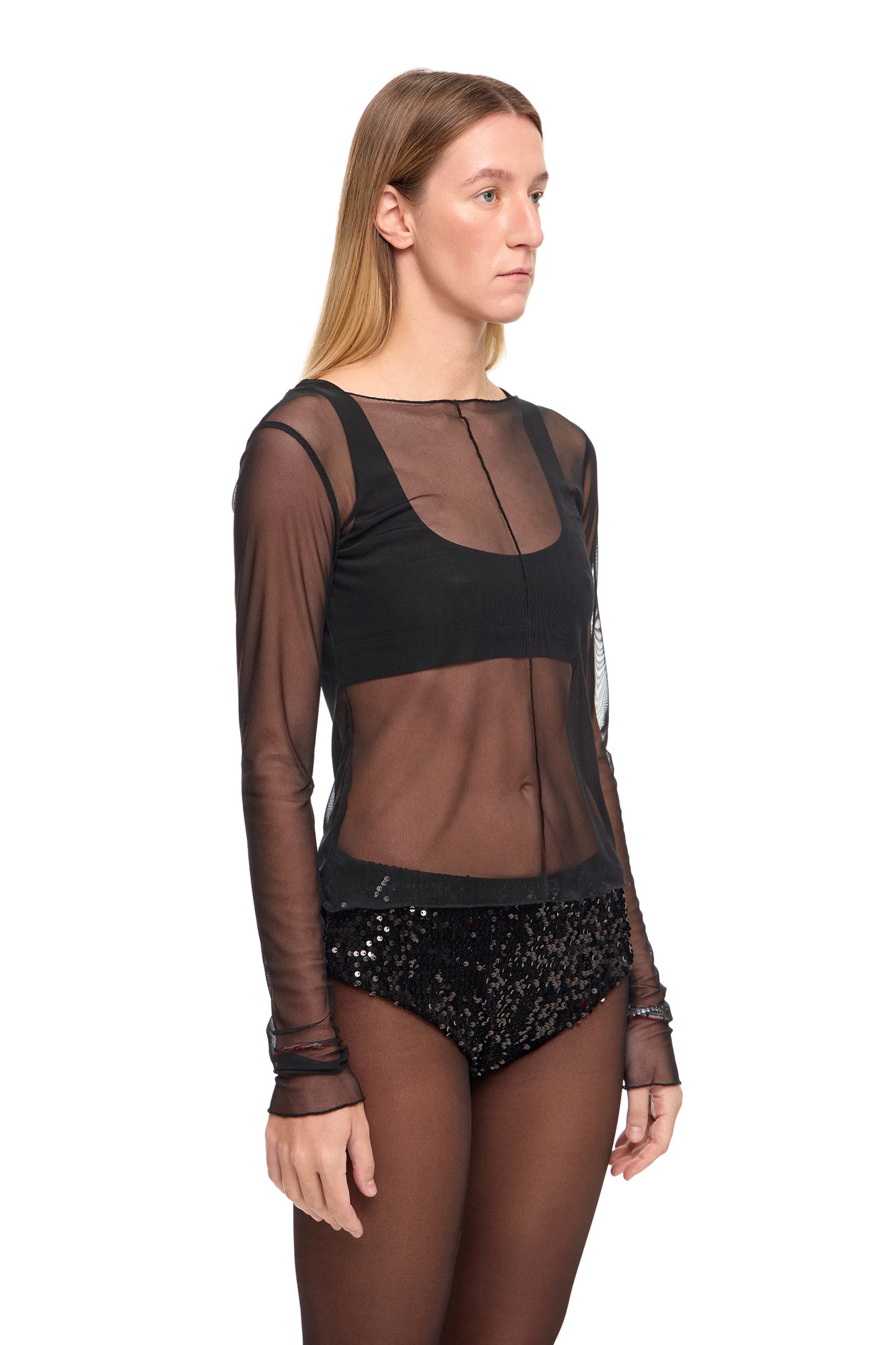 Прозорий Лонгслів