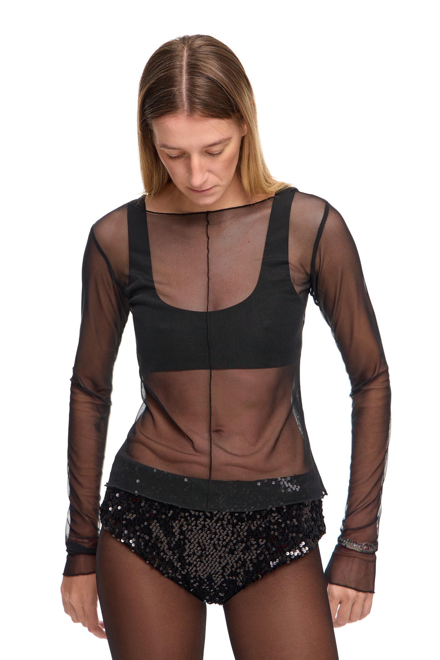 Прозорий Лонгслів