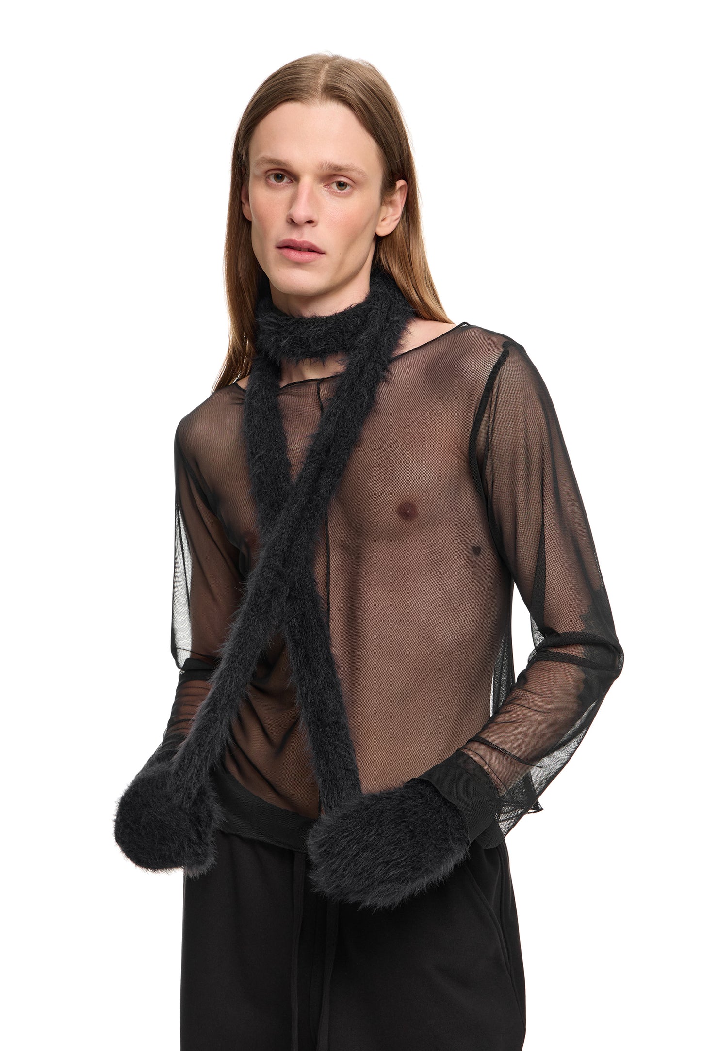 Fluffy Scarf "Zmiia"