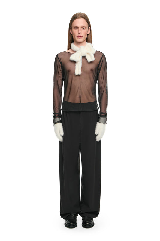 Пухнастий Шарф "Змія"