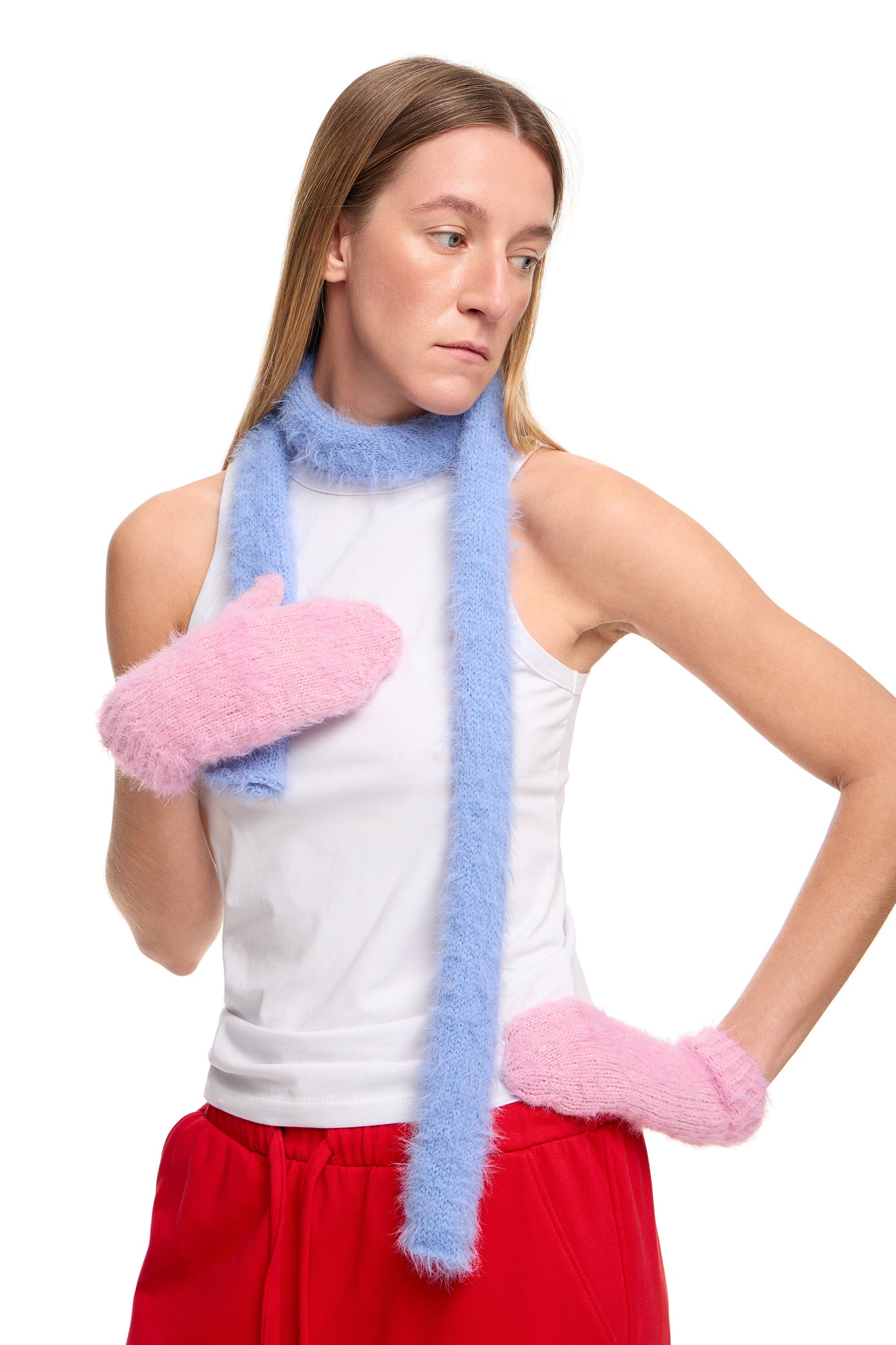 Fluffy Scarf "Zmiia"