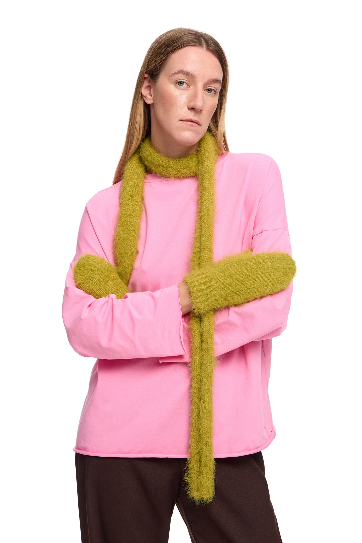 Fluffy Scarf "Zmiia"