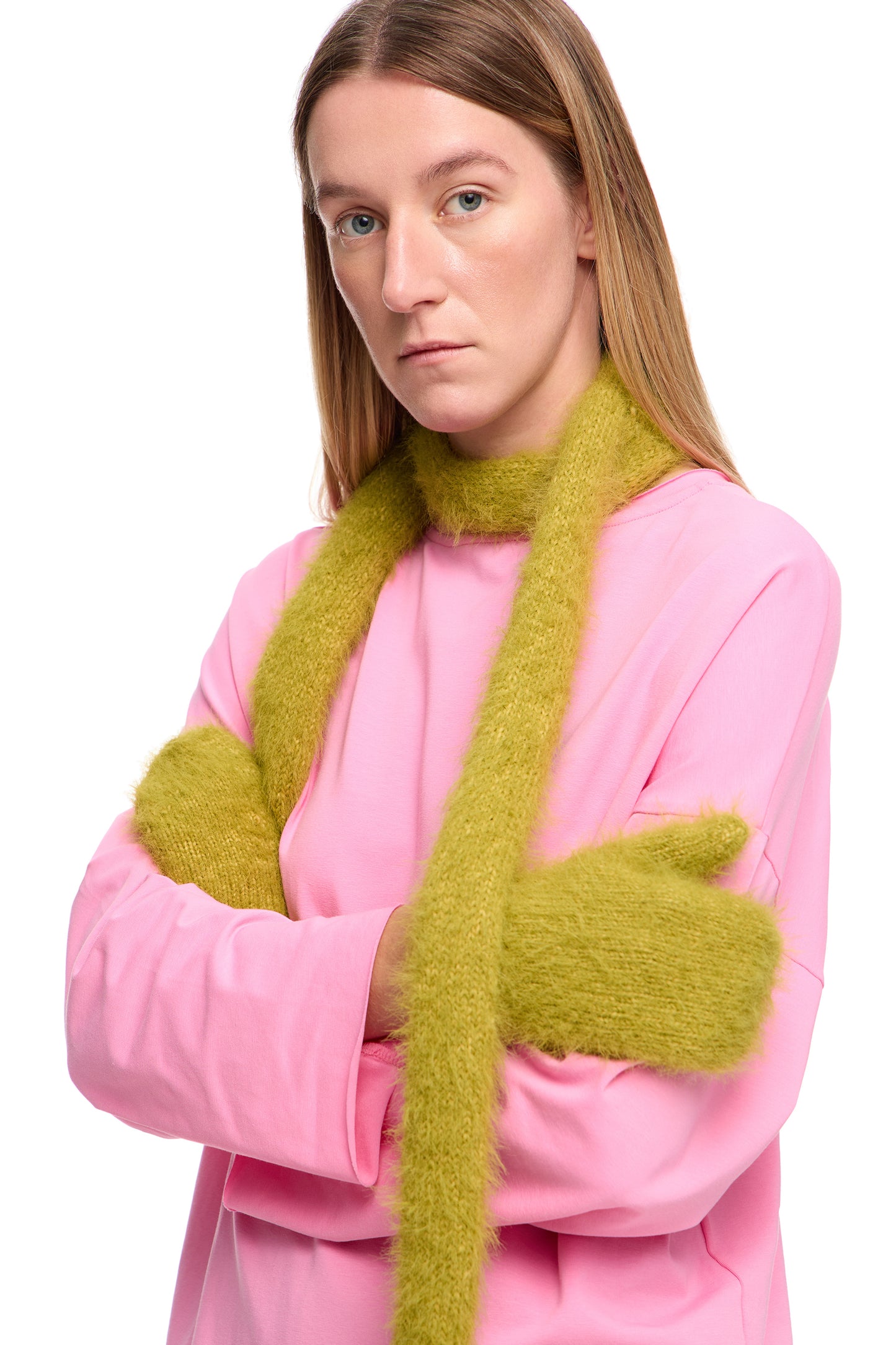 Fluffy Scarf "Zmiia"