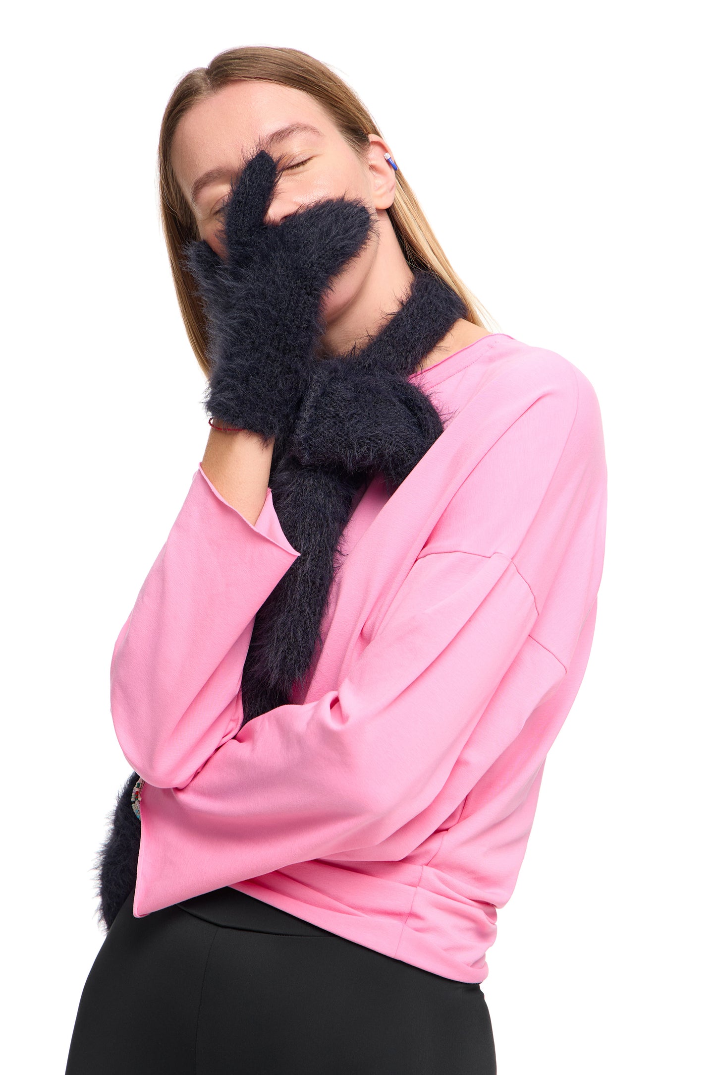 Fluffy Mittens "Krab"